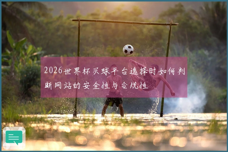 2026世界杯买球平台选择时如何判断网站的安全性与合规性