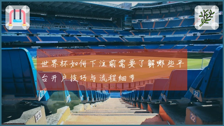 世界杯如何下注前需要了解哪些平台开户技巧与流程细节