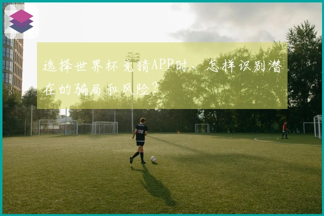 选择世界杯竞猜APP时，怎样识别潜在的骗局和风险？